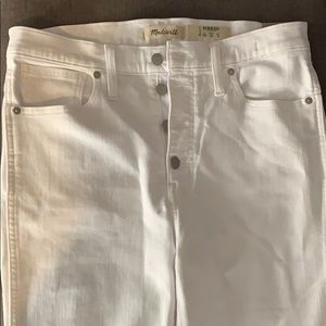 Madewell White Jeans
